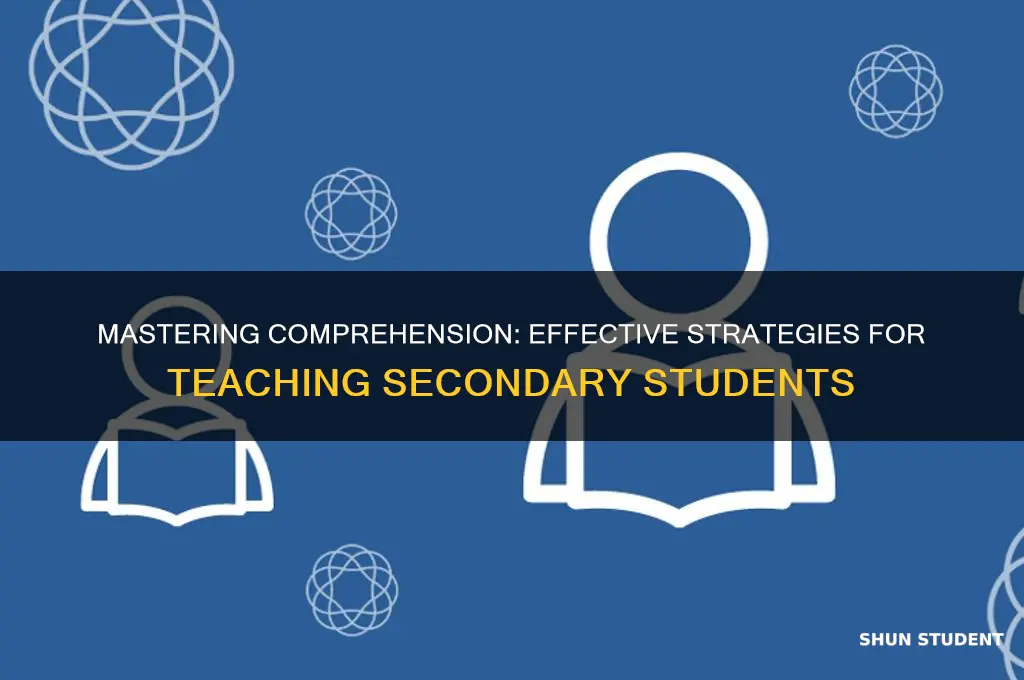 how to teach comprehension skills to secondary students