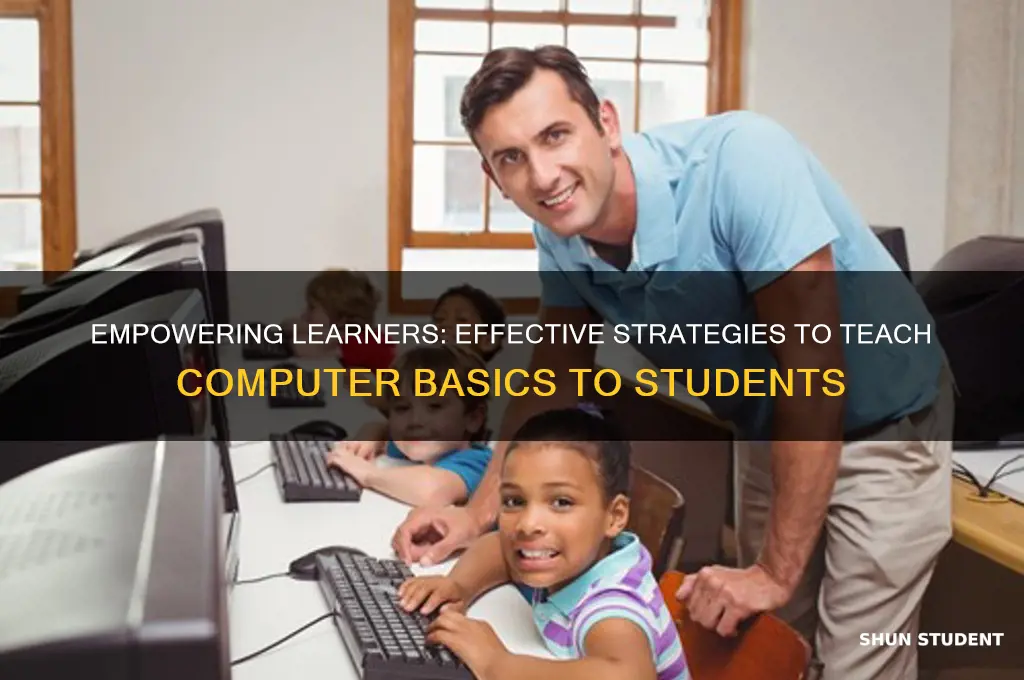 how to teach computer basics to students