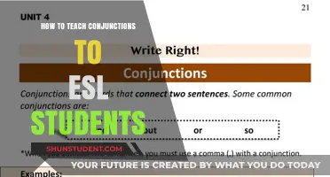 Mastering Conjunctions: Effective Strategies for Teaching ESL Students