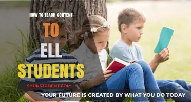 Effective Strategies for Teaching Content to ELL Students in Classrooms