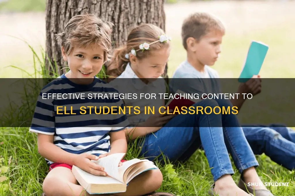 how to teach content to ell students