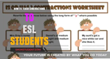 Mastering Contractions: Effective Strategies for Teaching ESL Students