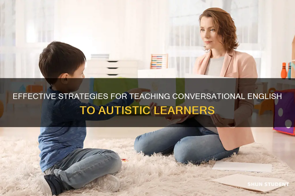 how to teach conversation english to autistic students