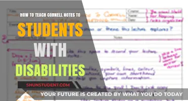 Empowering Learners: Teaching Cornell Notes to Students with Disabilities