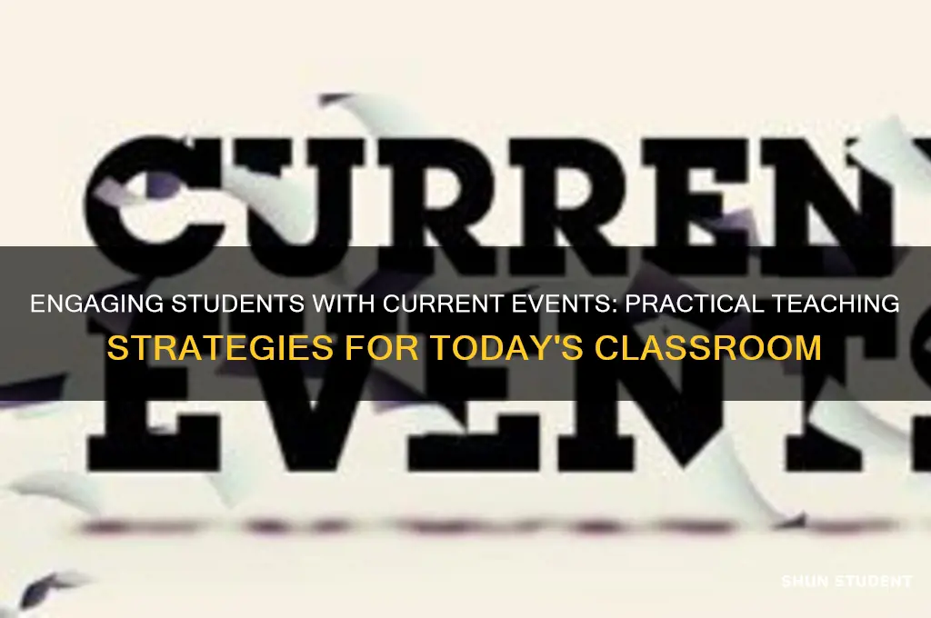 how to teach current events to students