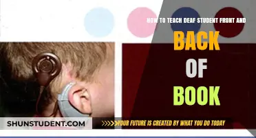 Teaching Deaf Students Book Anatomy: Front and Back Essentials