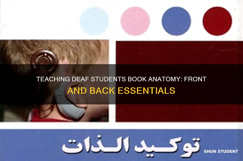how to teach deaf student front and back of book
