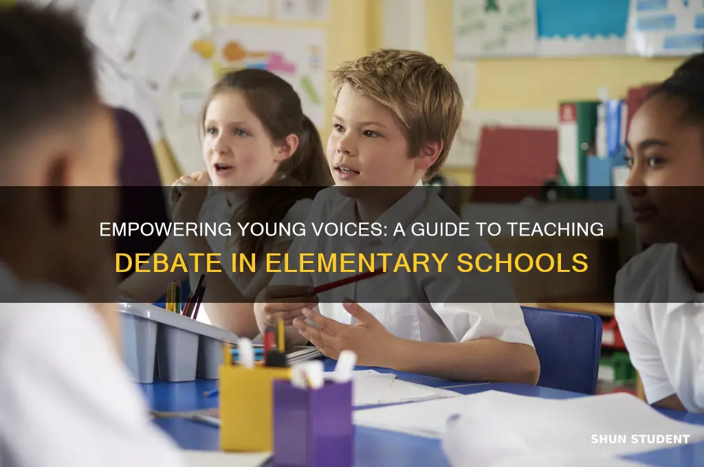 how to teach debate to elementary students