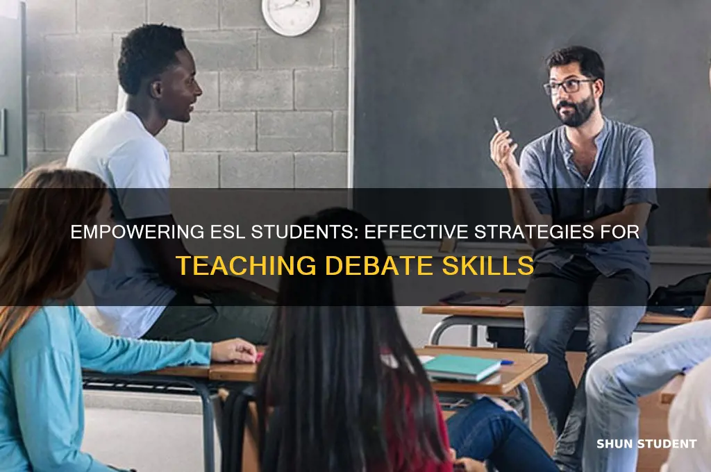 how to teach debate to esl students