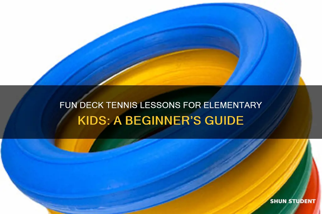how to teach deck tennis to elementary students