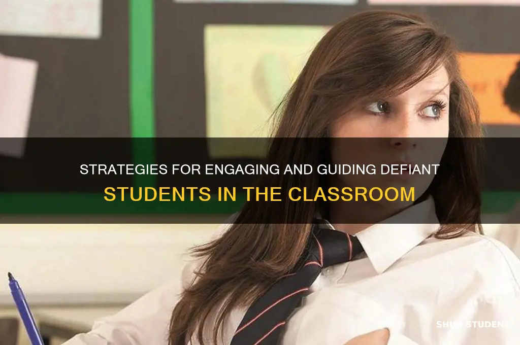 how to teach defiant students
