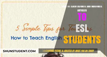 Mastering Articles: Effective Strategies for Teaching Definite and Indefinite Articles to ESL Learners