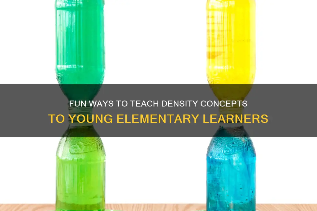 how to teach density to elementary students