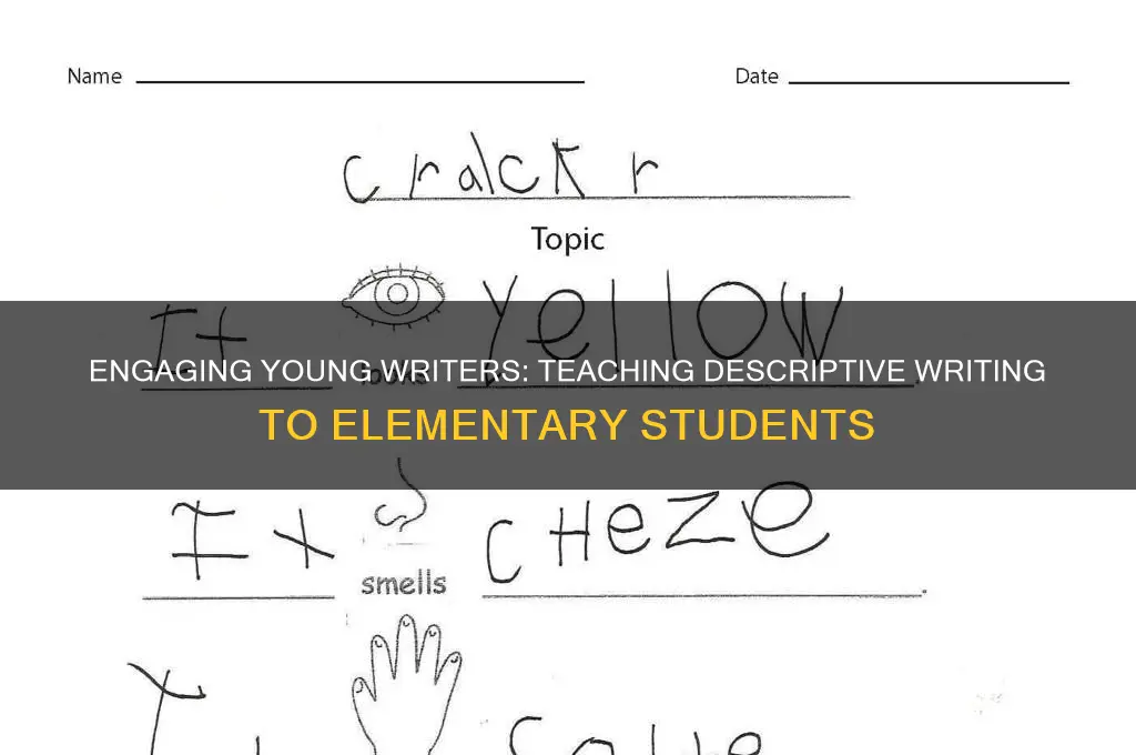 how to teach descriptive writing to elementary students