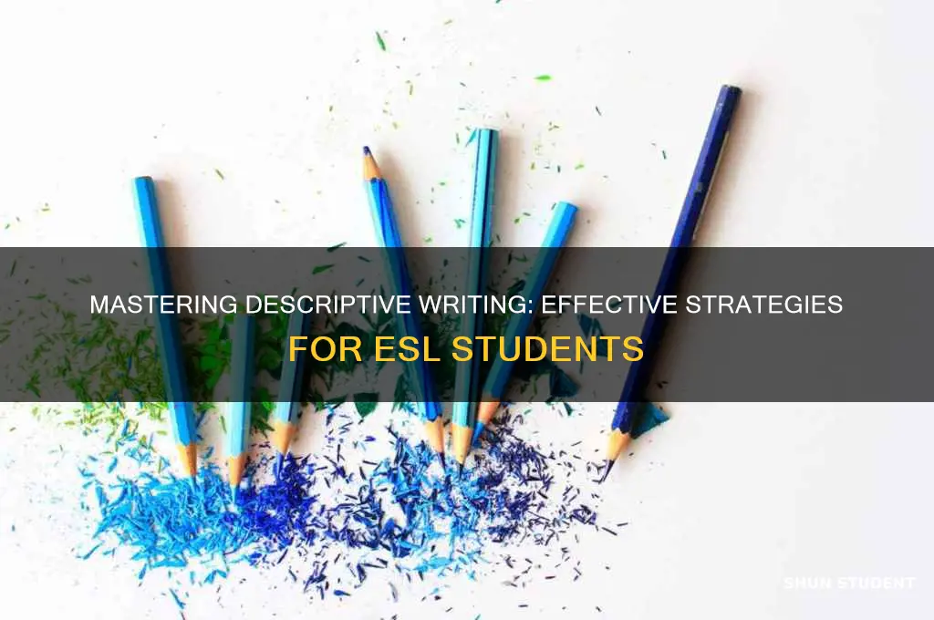 how to teach descriptive writing to esl students