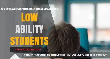 Empowering Struggling Learners: Strategies for Teaching Developmental College English