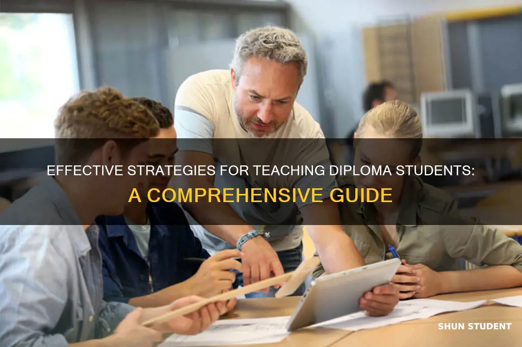 how to teach diploma students