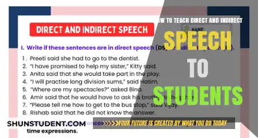Mastering Direct and Indirect Speech: Effective Teaching Strategies for Students