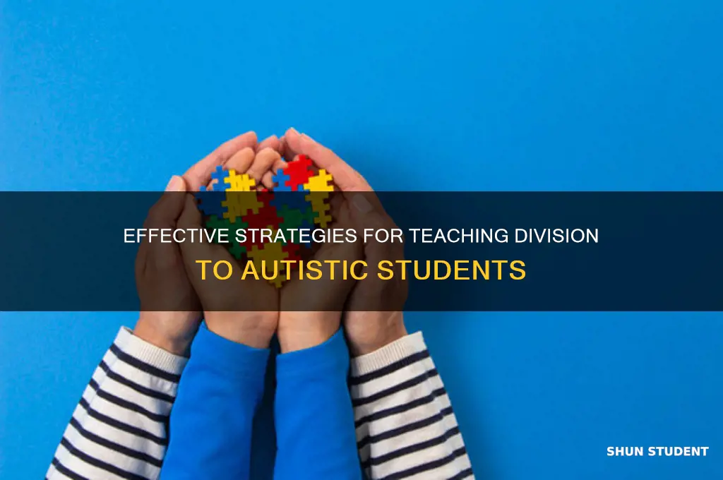 how to teach division to students with autism