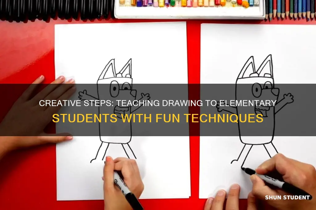how to teach drawing to elementary students