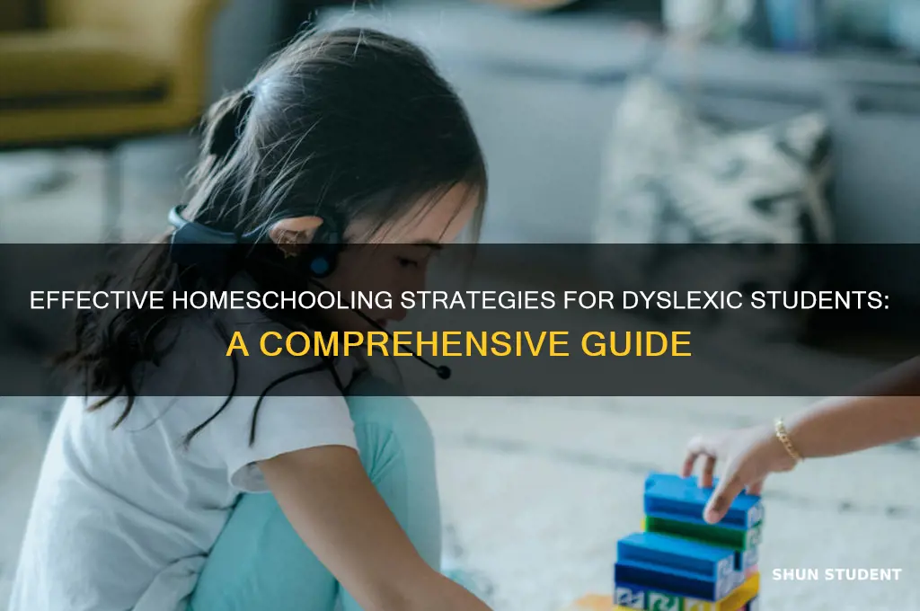 how to teach dyslexic students homeschool