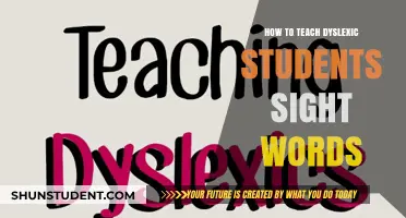 Effective Strategies for Teaching Sight Words to Dyslexic Learners