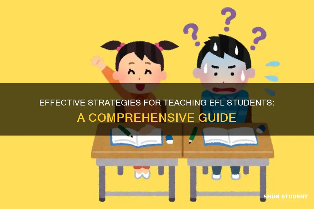 how to teach efl students
