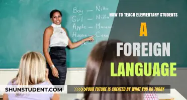 Effective Strategies for Teaching Foreign Languages to Elementary Students