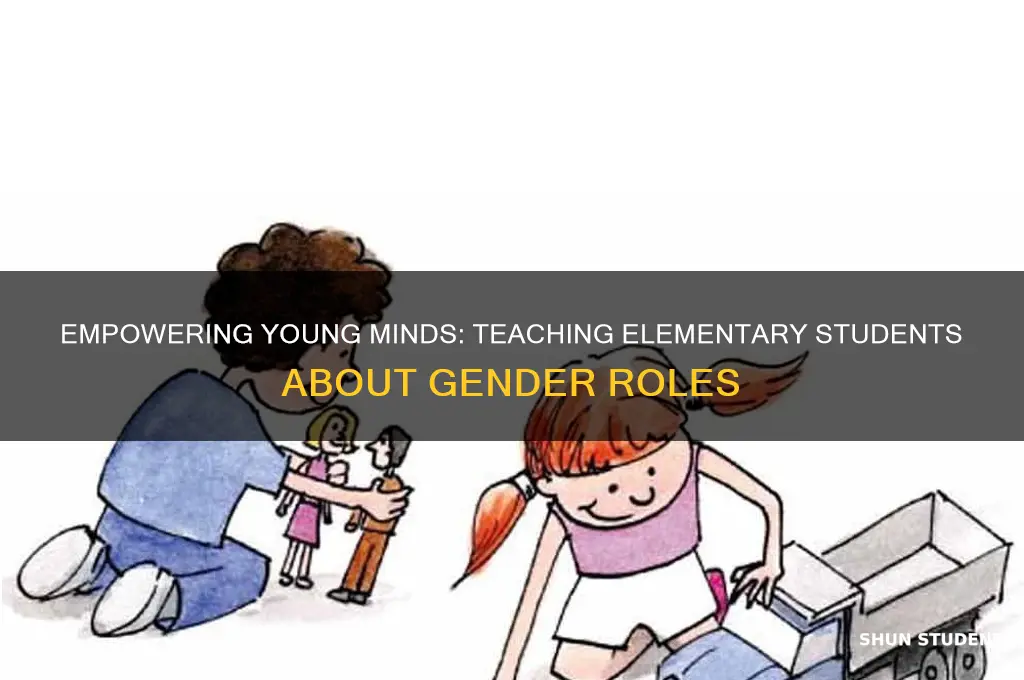 how to teach elementary students about gender roles