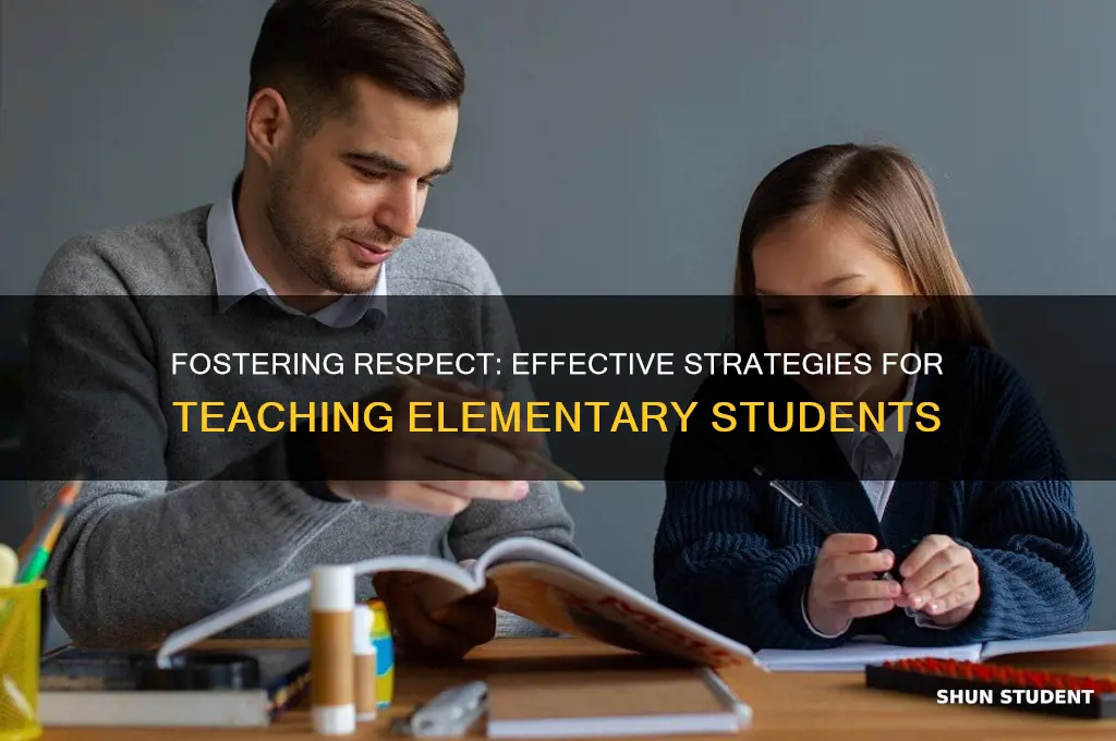 how to teach elementary students about respect