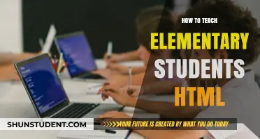 Engaging Elementary Minds: Teaching HTML Basics to Young Learners