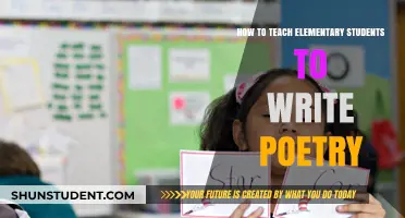 Unlocking Creativity: Teaching Elementary Students the Art of Poetry Writing