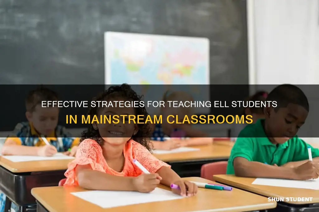 how to teach ell students in regular classroom