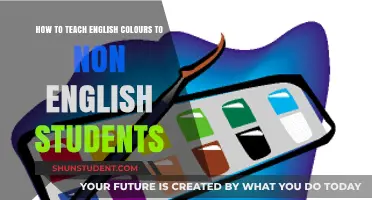 Teaching English Colors: Creative Strategies for Non-Native Learners