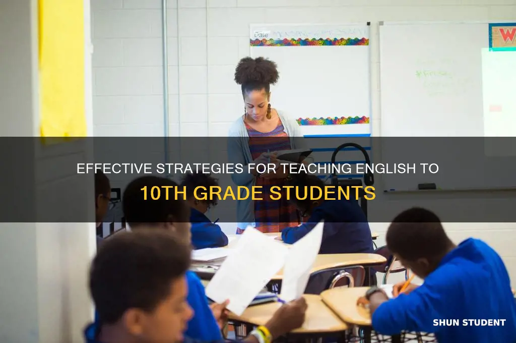how to teach english to 10th class students