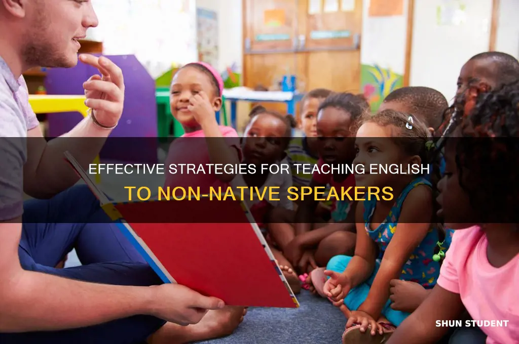 how to teach english to a non speaking english student