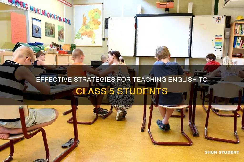 how to teach english to class 5 student