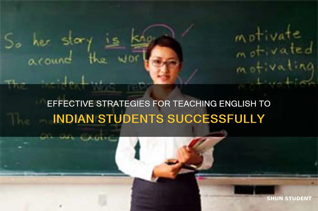 how to teach english to indian students