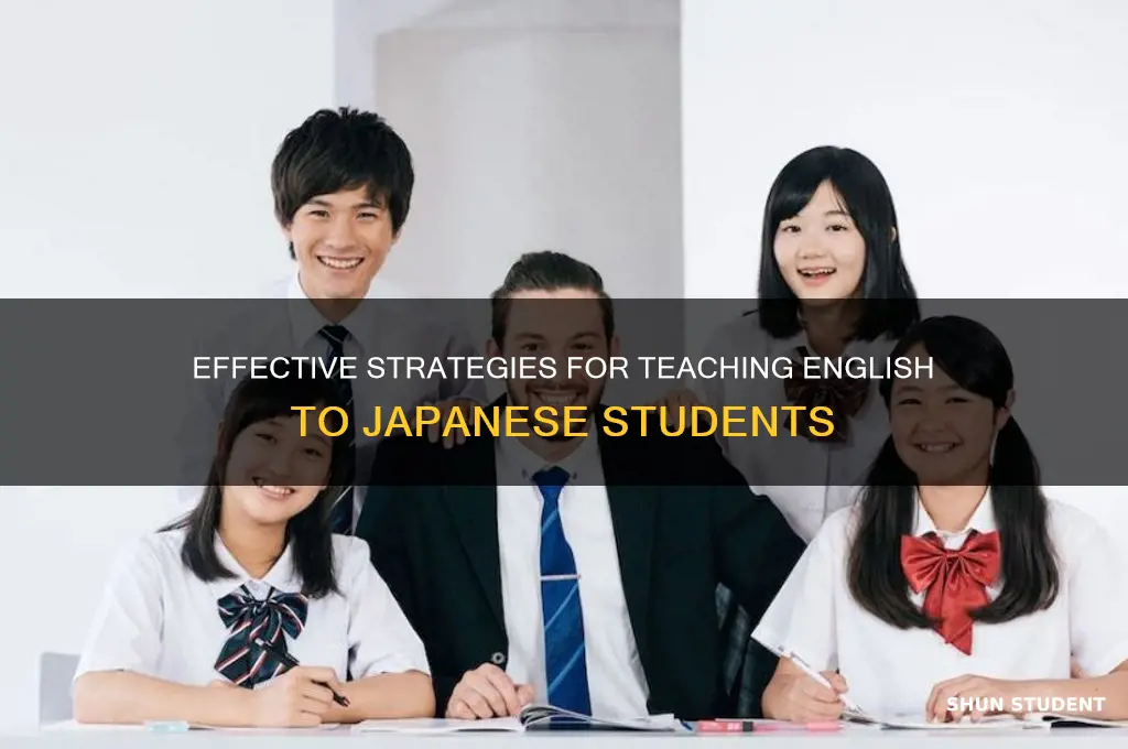 how to teach english to japanese students