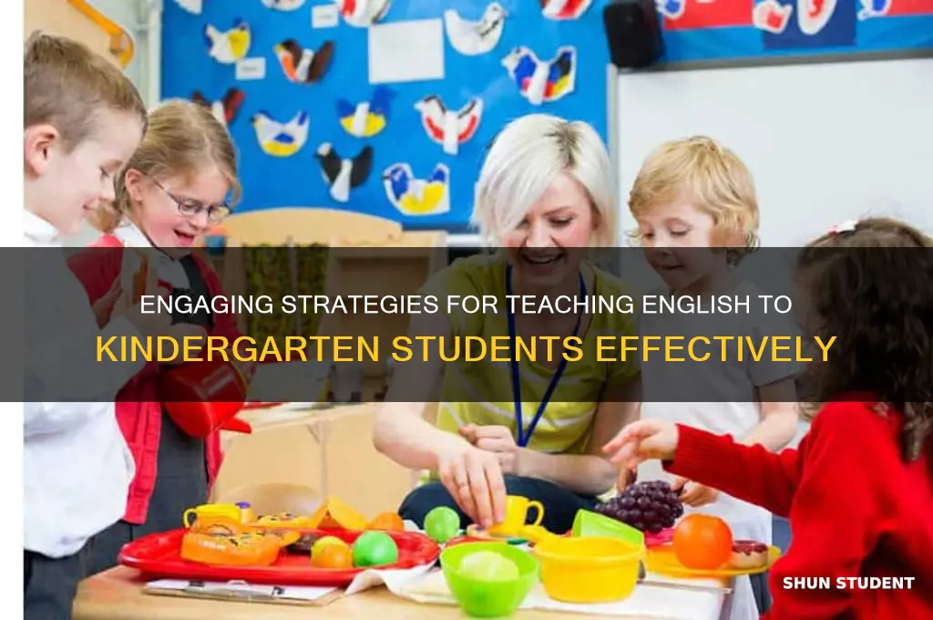 how to teach english to kindergarten students