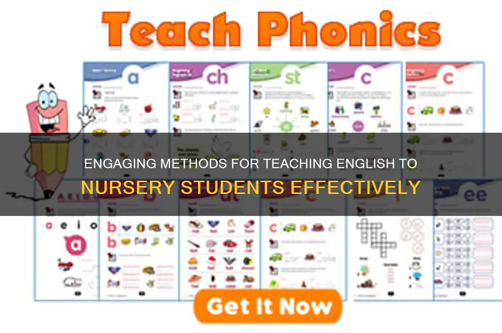 how to teach english to nursery students
