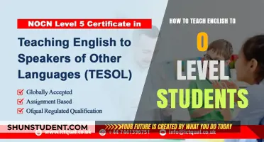 Effective Strategies for Teaching English to O Level Students