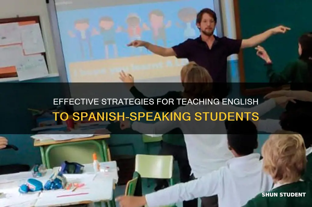 how to teach english to spanish students