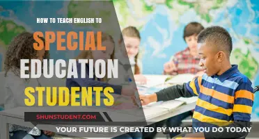 Inclusive English Teaching Strategies for Special Education Students
