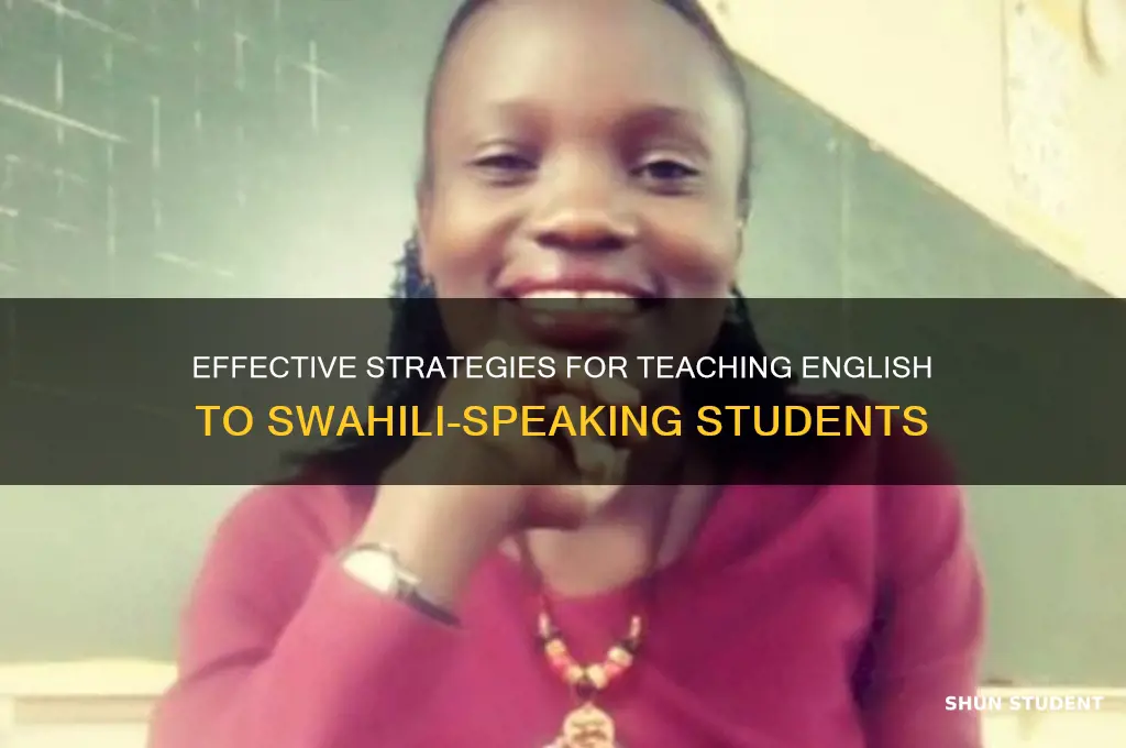how to teach english to swahili students