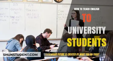 Teaching English: Strategies for University Students
