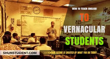 Effective Strategies for Teaching English to Vernacular Language Students