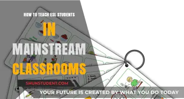 Effective Strategies for Teaching ESL Students in Mainstream Classrooms