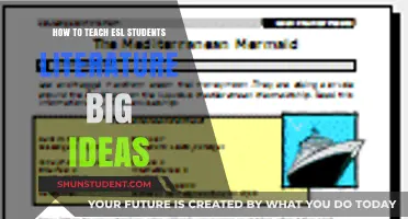 Unlocking Big Ideas: Teaching ESL Students Literature Effectively