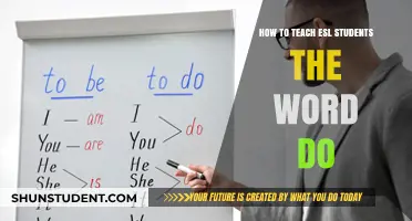 Mastering 'Do': Effective Strategies for Teaching ESL Students